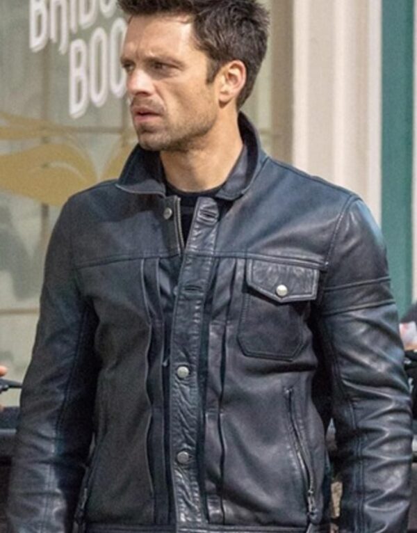 Bucky Barnes The Falcon And The Winter Soldier Leather Jacket