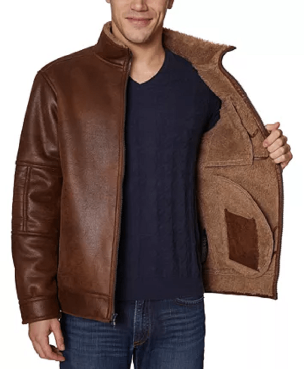 Buffalo David Bittons Leather Jacket