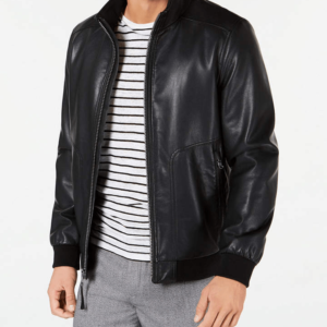 Calvin Klein Faux Leather Jacket
