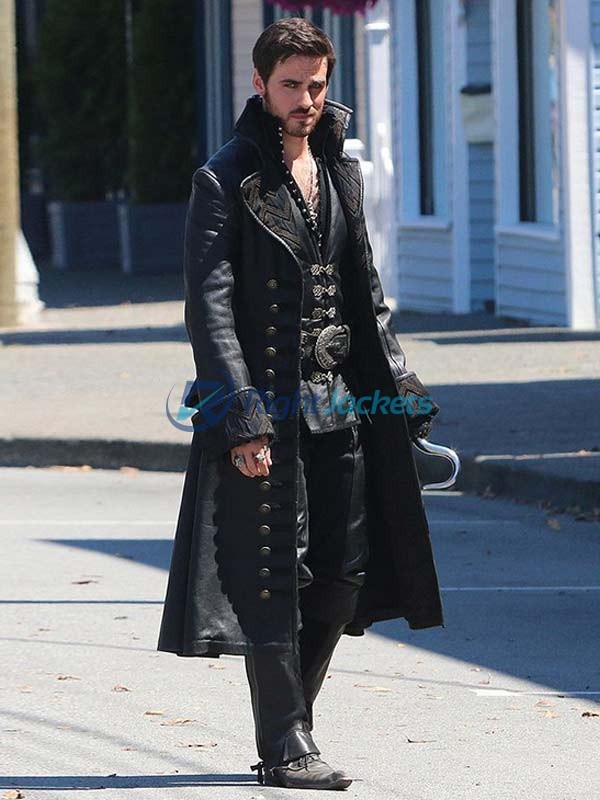 Colin O'Donoghue Once Upon A Time Captain Hook Black Coat