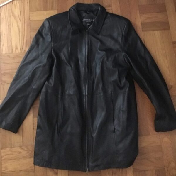 Centigrade black Leather Jacket