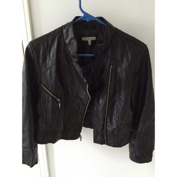 Charlotte Russe Black Leather Jacket