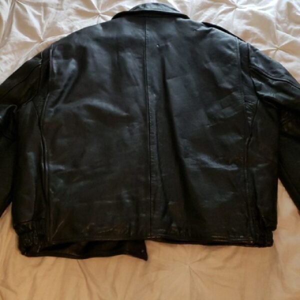 Chicago Police Black Leather Jackets