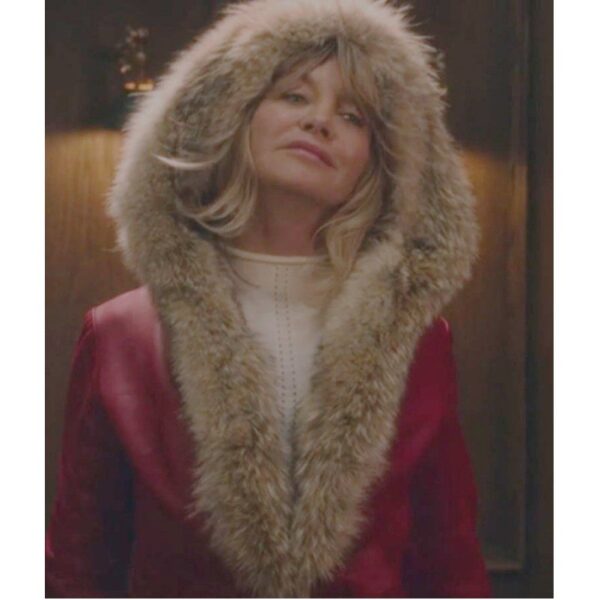 Christmas Chronicles Goldie Hawn Red Leather Jackets