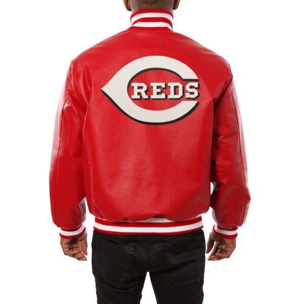 Cincinnati Red Classic Baseball Leather Jacket