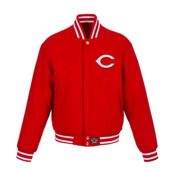 Cincinnati Reds Baseball Wool Varsity Jacket