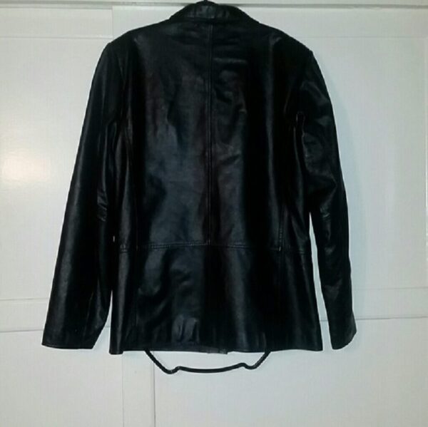 Clio Black Leather Jackets