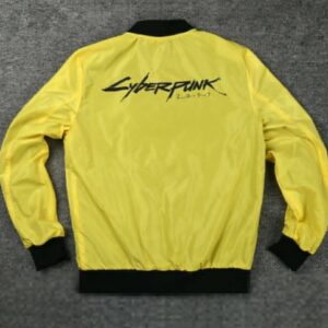 Cyberpunk 2077 Samurai Yellow And Black Reversible Jacket