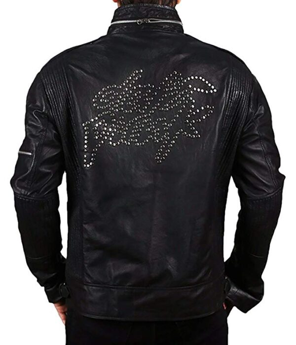 Daft Punk Black Leather Jacket