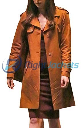 Dakota Johnson Fifty Shades Darker Brown Cotton Long Coat