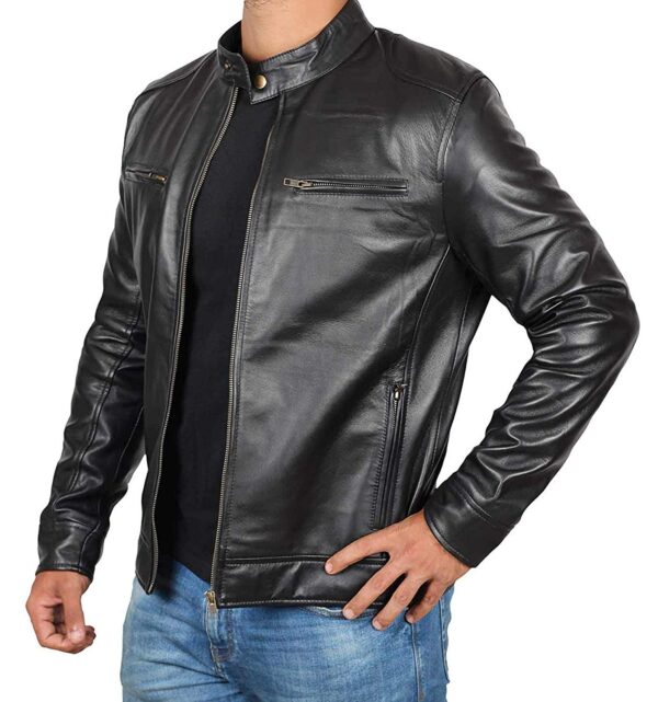 Dodge Lambskin Leather Jacket