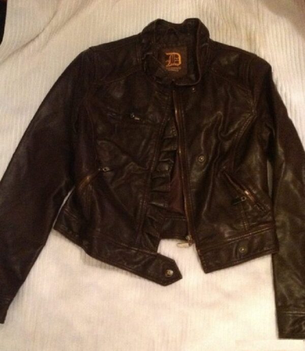 Dollhouse Brown Leather Jacket