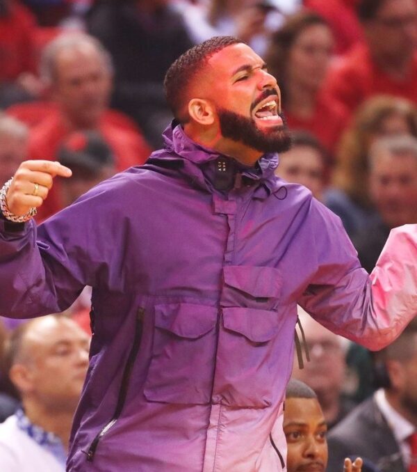 Drake NBA Playoffs Purple Jacket