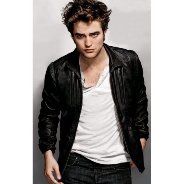 Edward Cullen Twilight Robert Pattinson Leather Jacket