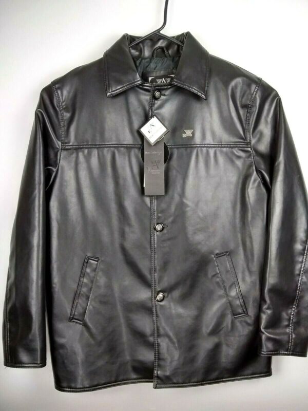 Emporio Collezione Black Leather Jacket