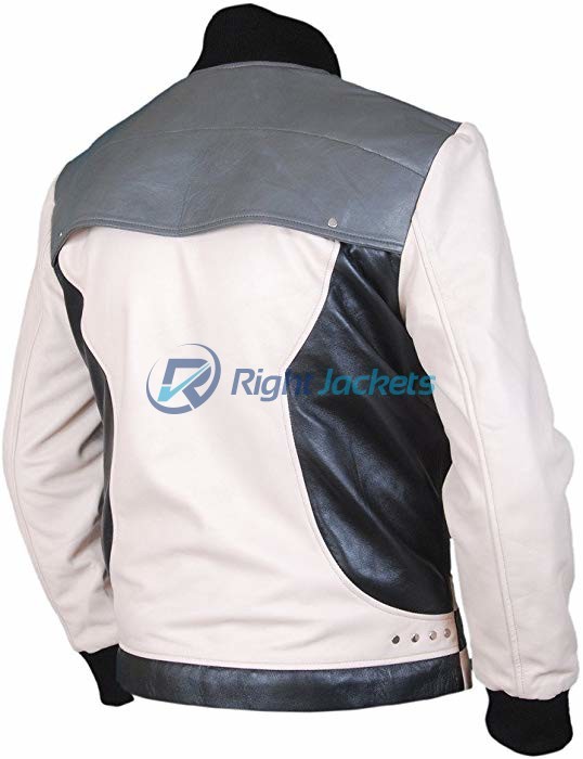 Matthew Broderick Ferris Bueller Black And White Leather jacket