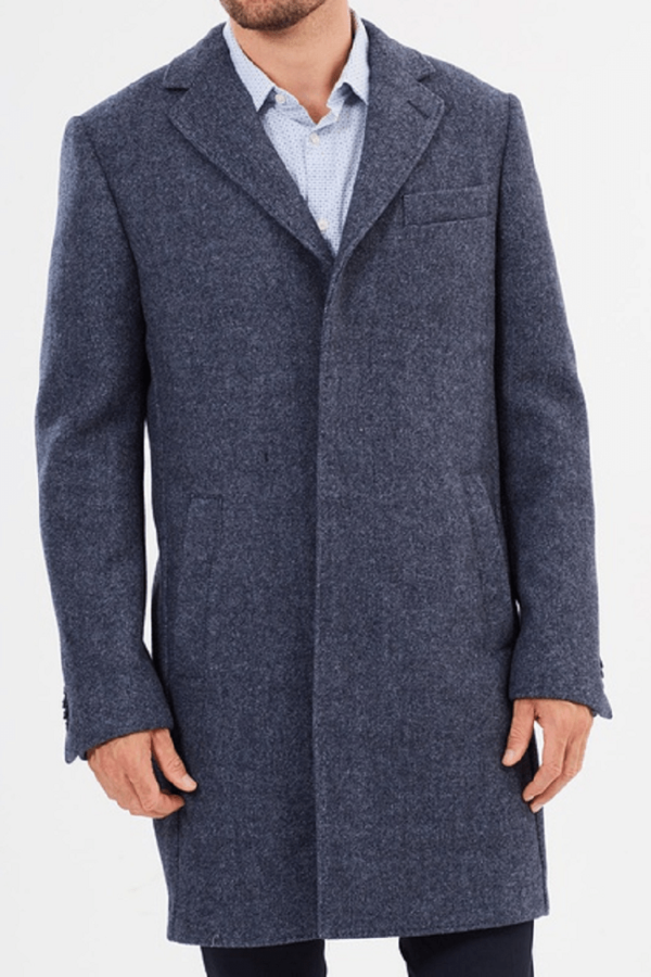 Frank Crombie Wool Coat