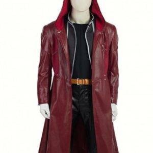 Fullmetal Alchemist Edward Elric Trench Coat With Hoodie