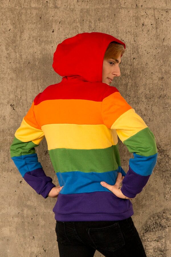Gay pride Fashion flag hoodee
