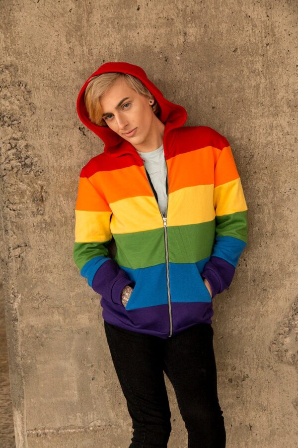 Gay pride Fashion flag hoodie