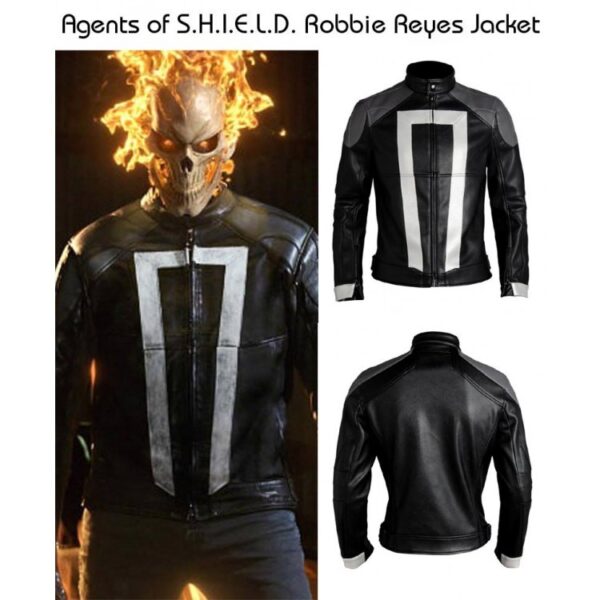 Ghost Rider Agents of Shield Robbie Reyes Leather Jacket