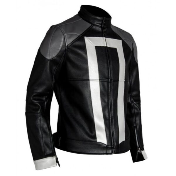 Ghost Rider Agents of Shield Robbie Reyes Leather Jacket side