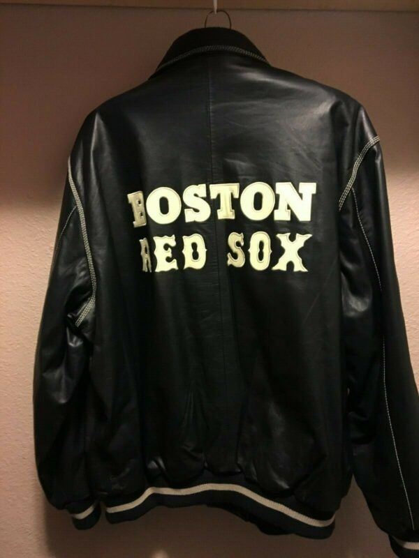 Giii Carl Banks Boston Red Sox Leather Jacket