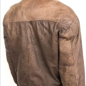 Global Identity Bomber Leather Jacket