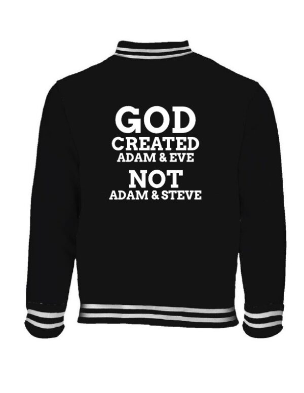 God Created Adam & Eve Not Adam & Steve Jacket