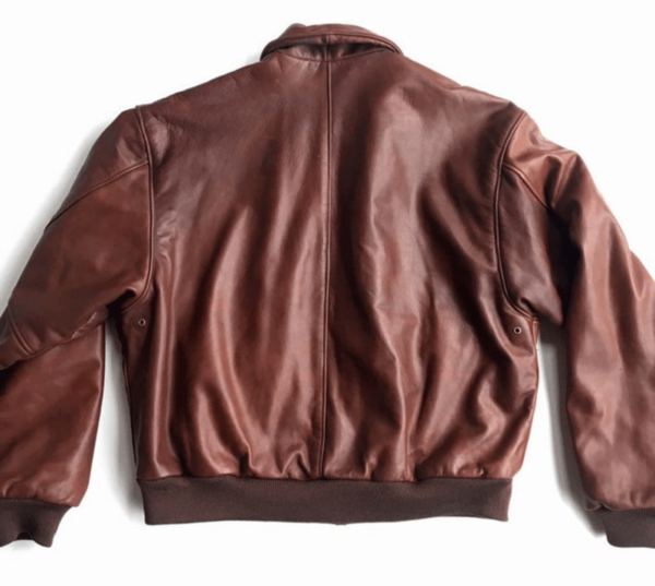 Goldens Bear Brown Leather Jacket