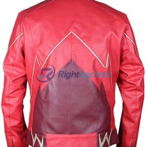 Grant Gustin Flash Barry Allen Red Leather Jacket