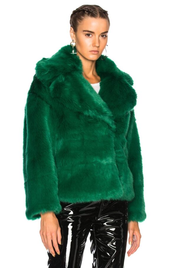 Green Fur Coat Jackets