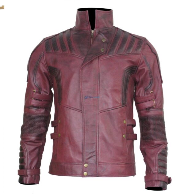 Guardians Of The Galaxy 2 Star Lord Purple Leather Jacket