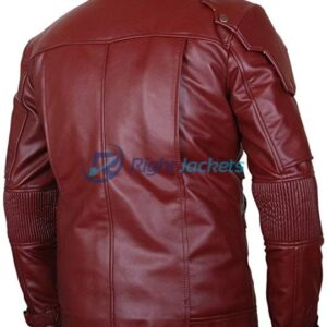 Guardians of the Galaxy Vol 2 Chris Pratt Brown Leather Jacket