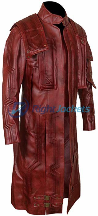 Guardians of the Galaxy Vol 2 Chris Pratt Star Lord Brown Long Coat