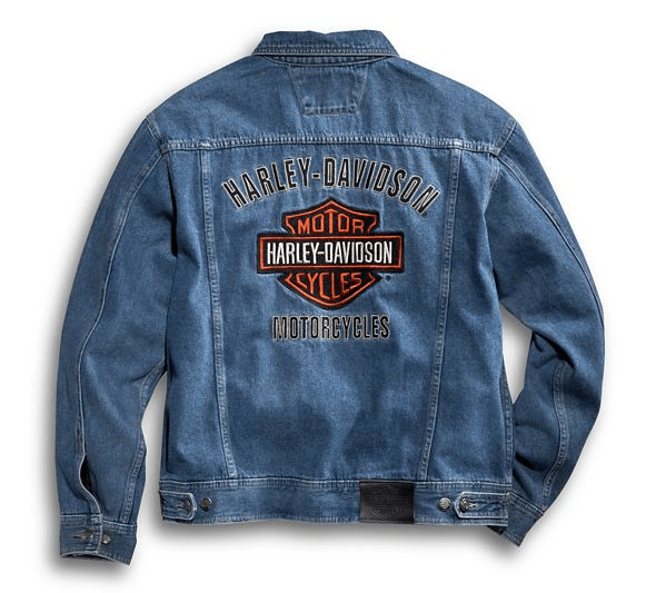 Harley Davidson Bar Shield Logo Denim Jicket