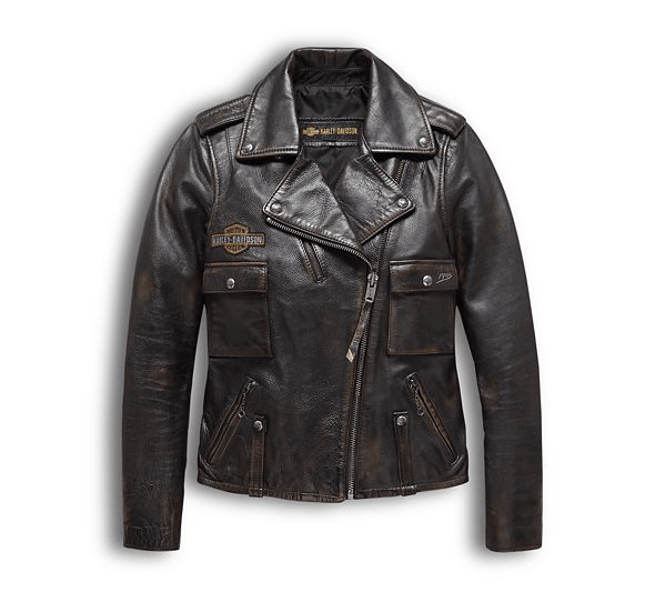 Harley Davidson Eagle Logo Leather Jacket - Right Jackets