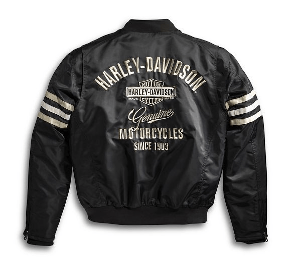 Harley Davidson Nylon Heritage Bomber Jacket