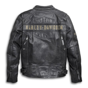 Harley Davidson Passing Link Leather Jacket (back)