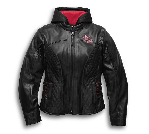 Harley Davidson Scroll Skull Leather Jacket - Right Jackets