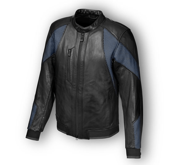 Harley Davidson Woodway Mesh & Leather Jacket