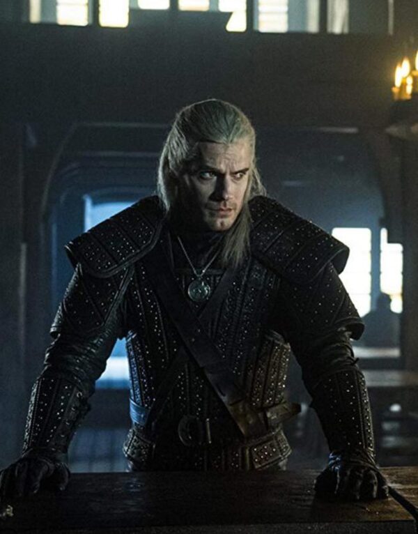 Henry Cavill Geralt of Rivia The Witcher Blacks Leather Jacket