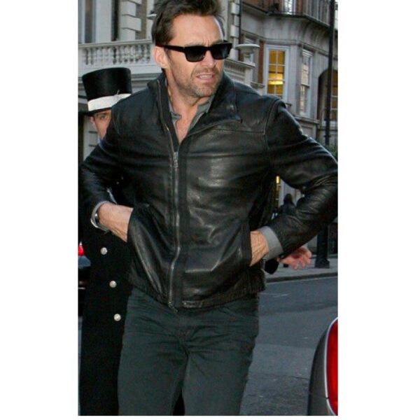 Hugh Jackman Wolverine Hero Hollywood Celebrity Leather Jackets
