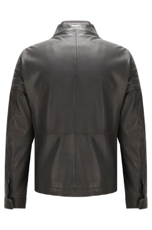 Hugo Boss Slim fit Blacks Leather Jacket