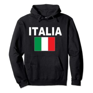 Italia Hoodie Flag Hooded Italian Jacket