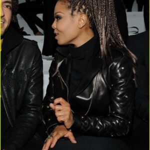 Janet Jackson Black Leather Jacket