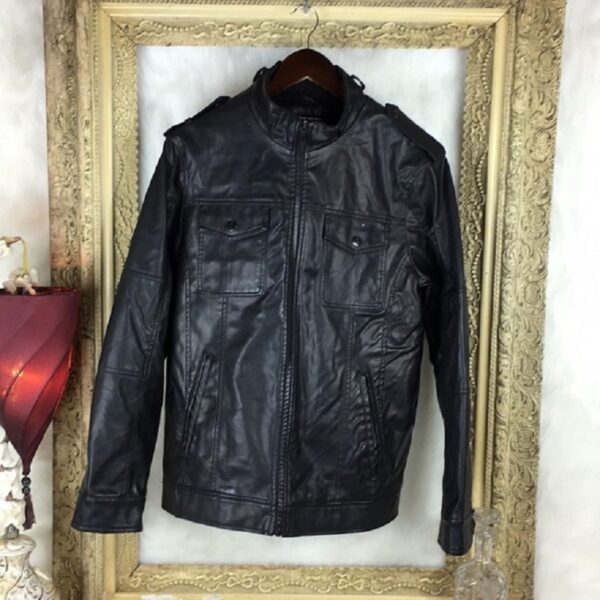 Jeans By Buffalo Faux Leather Bomber Jacket