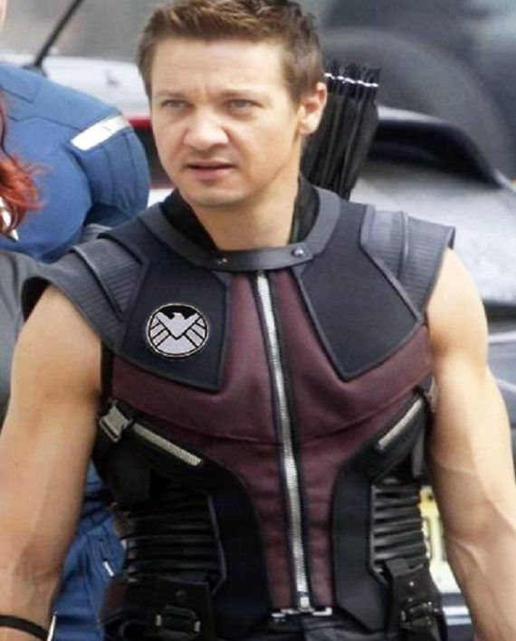 Avengers Hawkeye Costume Leather Vest