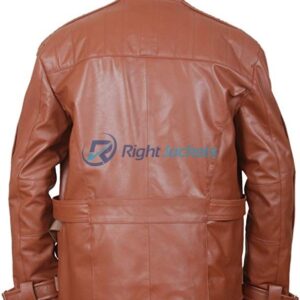 John Boyega Star Wars The Force Awakens Brown Leather Jacket