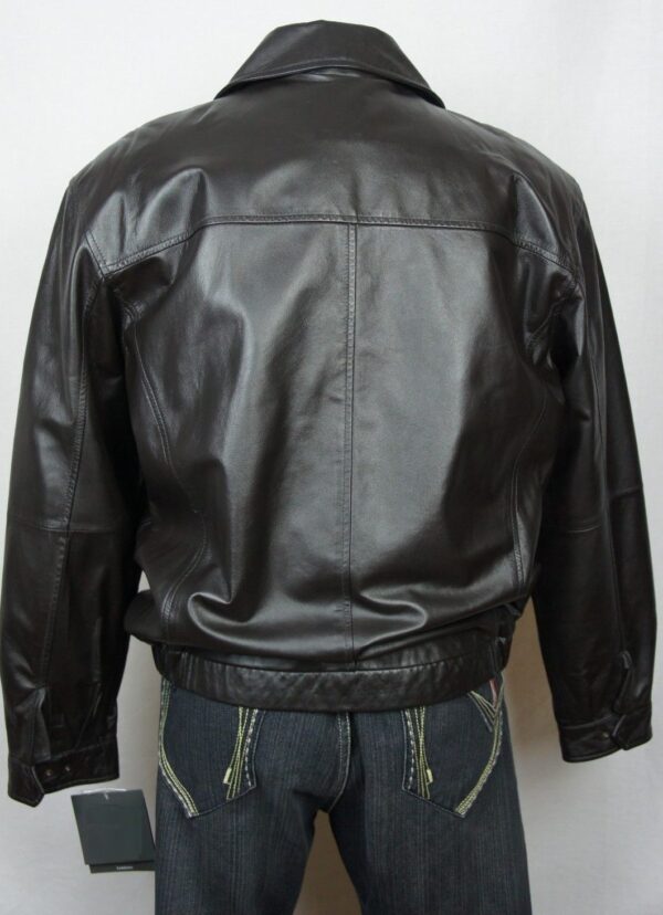 Jos A Bank Black Leather Jackets